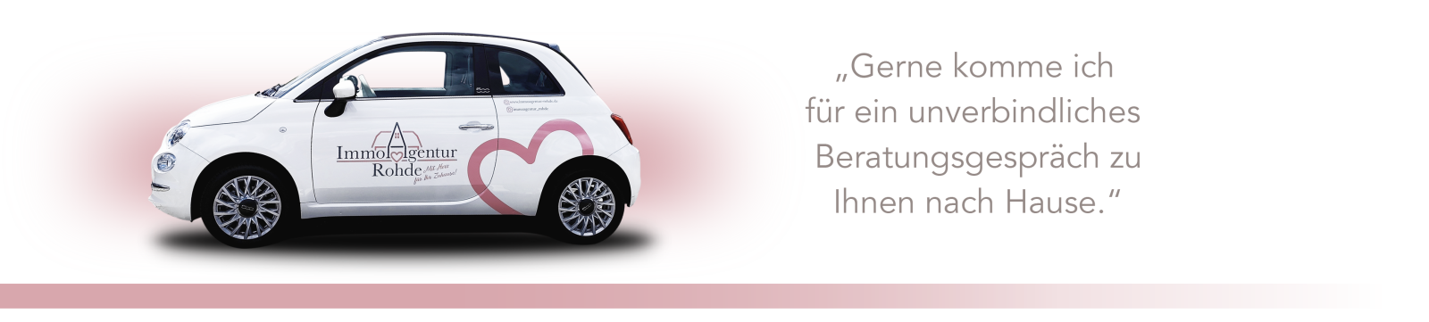 ImmoAgentur Rohde vor Ort unterwegs
